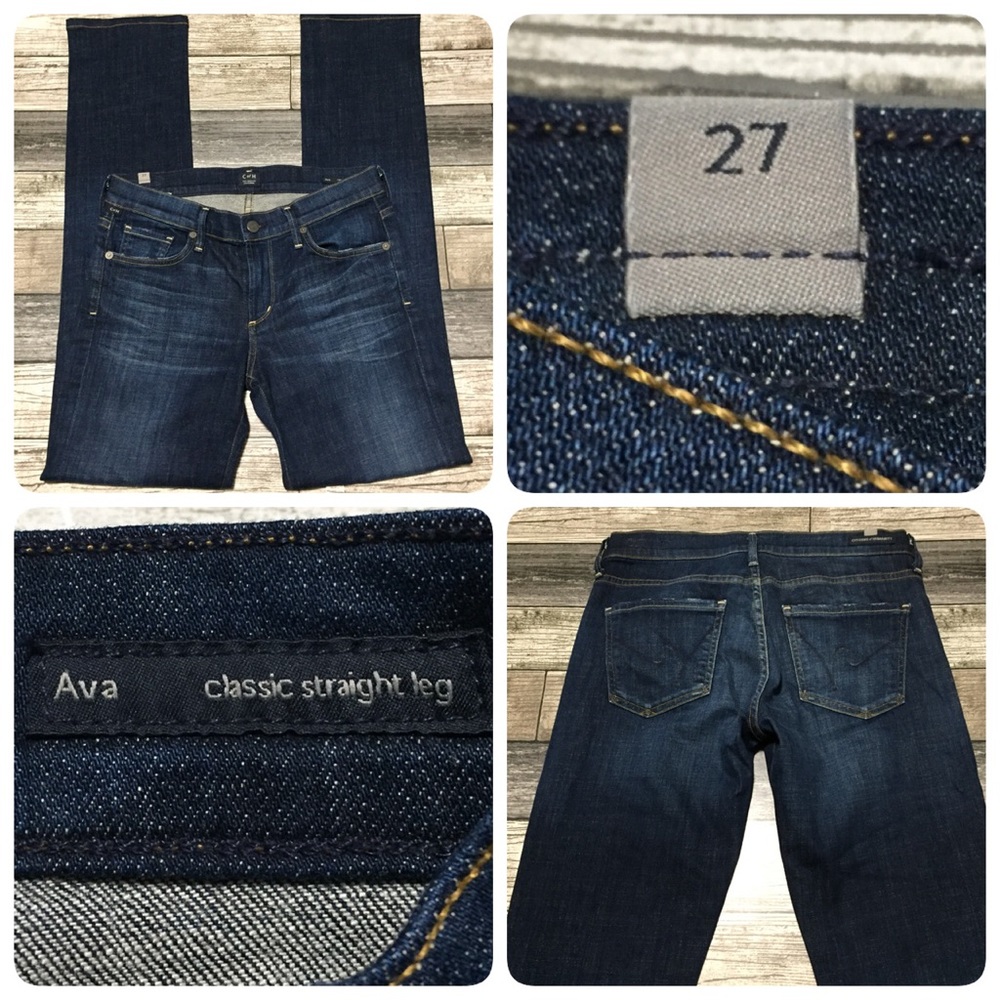 Citizens Of Humanity Ava Classic Straight Leg Jeans Women’s 27 (Inseam 31).